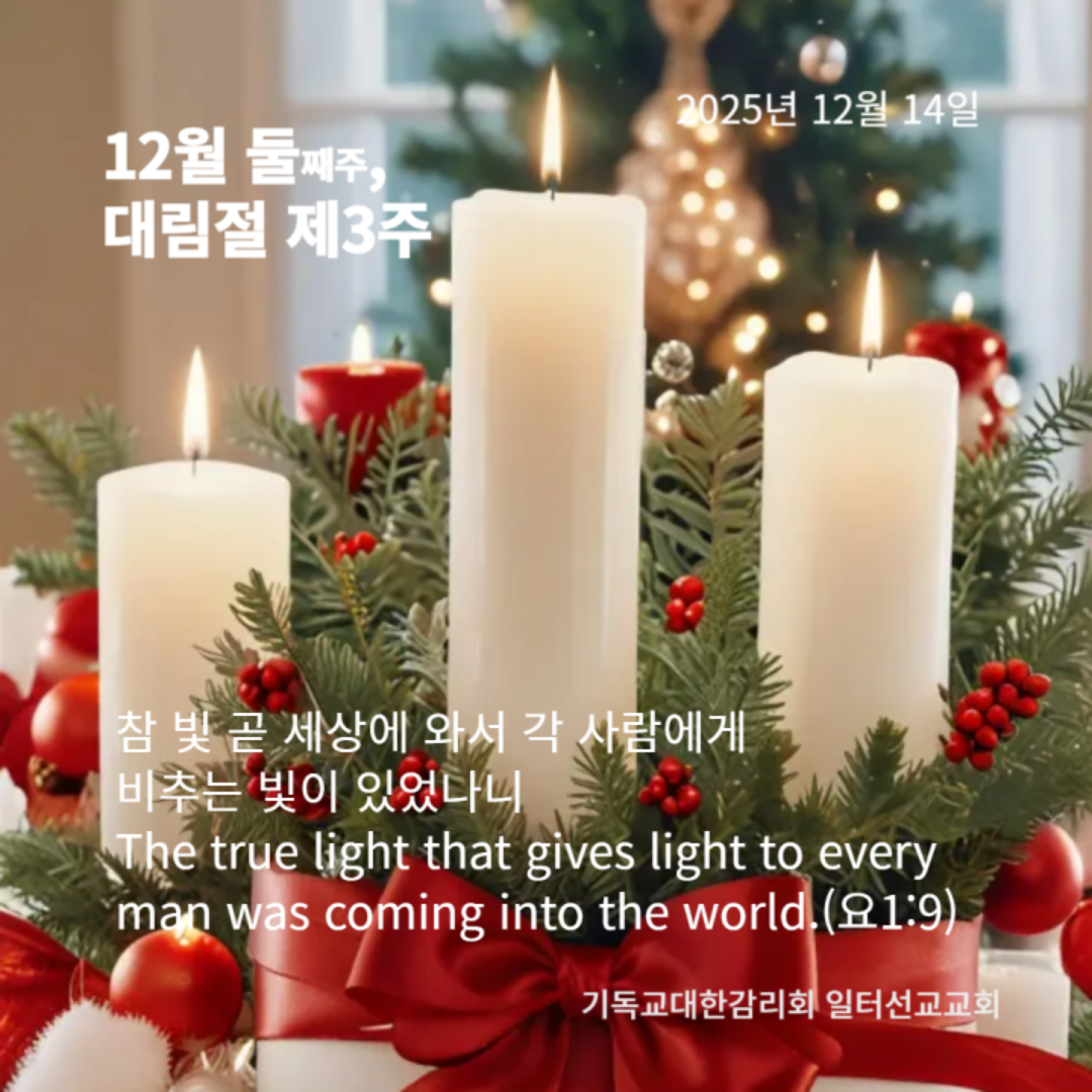 마태복음 11장 2~11절, 12월 둘째주, 대림절 제3주
