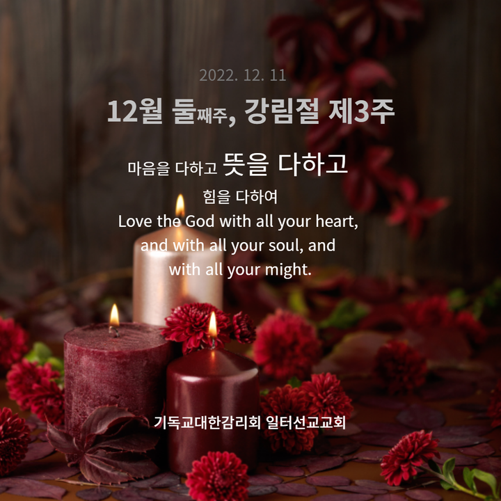 마태복음 11장 2~11절 (강림절 제3주)