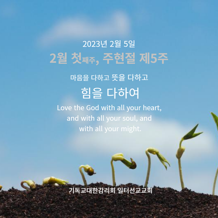 마태복음 5장 13~20절 2월 첫째주, 주현절 제5주
